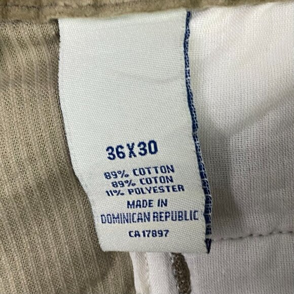 Vintage Y2K Old Navy Corduroy Pants men's 36 x 30 36x29 Wide Leg Baggy Wide Wale - Picture 9 of 15